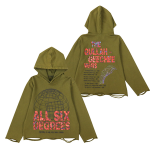 Sweats à capuche avec impression bouffante pour hommes de qualité supérieure tissu polaire de conception professionnelle avec logo personnalisé pour l'hiver - Product Image 2