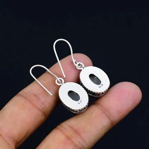 Wholesale Price 925 Sterling Silver Vintage Handmade Dangle Drop <b>Earrings</b> Rainbow Moonstone Perfect Party Gift for Her - Product Image 5