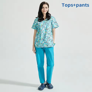 ชุดยูนิฟอร์มพยาบาลดีไซน์ทันสมัย คอเสื้อโดดเด่น มีกระเป๋าหลายช่อง สีพื้น ราคาขายส่ง สำหรับโรงพยาบาลและห้องปฏิบัติการ - Product Image 5