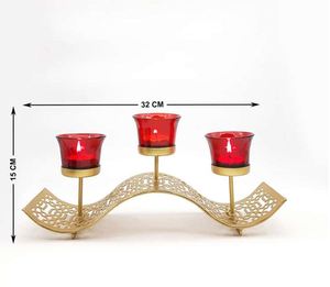 เชิงเทียนทองเหลืองตกแต่งสวยงาม ขายส่ง สำหรับตกแต่งบ้าน สำนักงาน งานแต่งงาน งานเลี้ยง ผลิตในอินเดีย ขายส่ง - Product Image 3