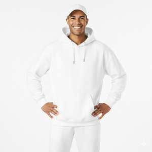 Sudadera con Capucha Personalizada para Hombre, 100% Algodón, Gruesa, Talla Grande, Bordada a Medida - Product Image 6