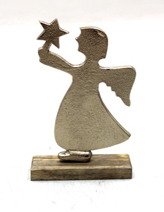 Reno de aluminio/madera de Venta caliente con Base para Reno decorativo de Navidad EPL de latón en bruto para decoración del hogar - Product Image 3