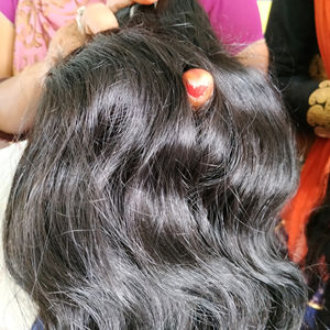 Cheap Wholesale <b>One</b> Donor <b>Extensions</b> None Chemical Natural Wavy Bundle Machine Double Weft Temple Raw Virgin Indian Human <b>Hair</b> - Product Image 2