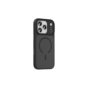 Coque de chargement sans fil en silicone de luxe UnDePlus, finition mate, compatible MagSafe pour Apple iPhone 17 Pro Plus, avec anneau de maintien - Product Image 3