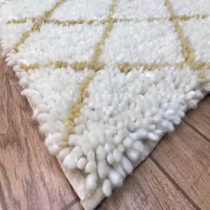 Alfombras de Lana de Color Sólido para Interiores, Hechas a Mano, Ecológicas, Lavables, Antideslizantes, Juego de Alfombras para el Hogar, Venta Caliente - Product Image 3