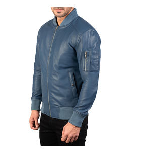 Veste en cuir synthétique sur mesure de style optimal pour hommes, coupe ajustée, confortable, veste en cuir surdimensionnée, veste respirante pour hommes - Product Image 4