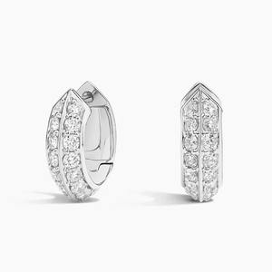 Pendientes de Aro de Oro Amarillo de 14K con Diamantes, Joyería Elegante para Uso Diario, Disponible para Venta al por Mayor y al Detal - Product Image 3