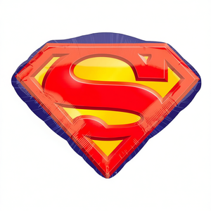 Ballon en aluminium Superman 66 cm, décoration de fête, sac de 2 pièces - Product Image 2