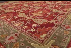 Tapis traditionnel fait main au design moderne 100% laine avec hauteur de peluche Tapis tufté à la main de taille personnalisée - Product Image 4