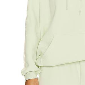 Conjuntos Deportivos de Manga Larga Blancos con Logotipo Personalizado al por Mayor, Conjuntos Deportivos con Capucha para Mujer, Ropa Deportiva Informal para Exteriores, Conjuntos Deportivos para Mujer - Product Image 3