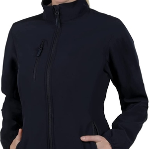 Veste softshell de sport de printemps personnalisée pour hommes-Outdoor Camping Windproof Waterproof Breathable with Front Logo - Product Image 5