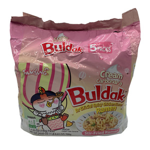 Venta caliente Buldak Cream Carbonara Pollo Sabor Ramen Fideos fritos picantes a granel Estilo instantáneo Fideos de pollo caliente - Product Image 2