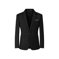 Costume d'affaires à double boutonnage, taille plus, ensemble 2 pièces pour hommes - Blazer et pantalon formels