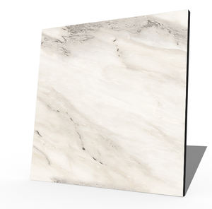 กระเบื้องปูพื้น/ผนังพอร์ซเลนขัดเงาสีขาว ขนาด 600x600 มม. ดีไซน์ทันสมัย คุณภาพเกรด AAA พร้อมคุณสมบัติกันความร้อนและทนไฟ - Product Image 1