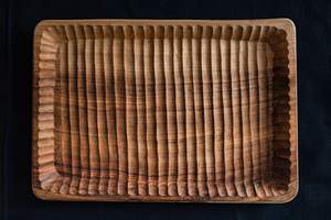 Grand plat ovale en bois, plateau rustique pour table de ferme, centre de table, plat à pain en bois, plat de service décoratif, organisateur - Product Image 5