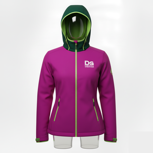 Veste coupe-vent softshell unisexe d'hiver de haute qualité, imperméable, en nylon/polyester, logo frontal, fermeture éclair debout, décontractée - Product Image 5