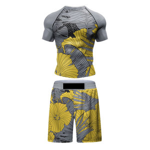 Custom <b>BJJ</b> Rash Guard Manufacturer Sublimated Printed Spandex Fabric Design Your Own Grappling <b>Rashguards</b> - Product Image 1