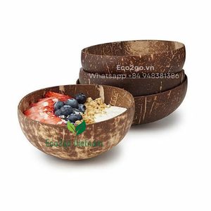 Cuenco y cuchara de coco natural ecológico con logotipo personalizado y diseño de Eco2go Vietnam/cuencos de coco vietnamitas - Product Image 5