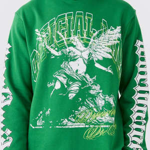 <b>Mens</b> Winter Tracksuit Solid Hoodie Sweatpants & Jogger Set with Chest Graphic Print Plus Size Cargo Pants - Product Image 3