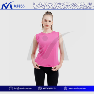 Camisola de moda con cuello en V para mujer, camiseta sin mangas con ribete de encaje con tela transpirable suave y elástica para ropa informal cómoda - Product Image 2