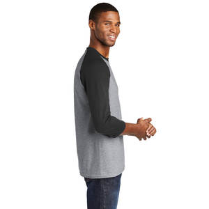 Maillot de sport doux respirant chemise raglan hommes t-shirts de baseball à manches longues - Product Image 6