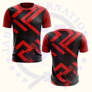 Camisetas de cuello redondo de gran tamaño con estampado en relieve de algodón 100% de alta calidad para hombre, patrón de estilo informal de verano, gran oferta, opciones de bricolaje - Product Image 3