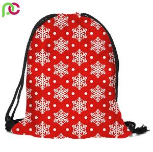 Bolsas de regalo con cordón de lino de alta calidad, bolsa con logotipo personalizable, bolsas de compras navideñas, bolsa pequeña con cordón - Product Image 5