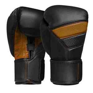 Gants de boxe de haute qualité en cuir, couleur personnalisée, respirants, confortables, fermeture à boucle et crochet, gants d'entraînement en plein air - Product Image 2