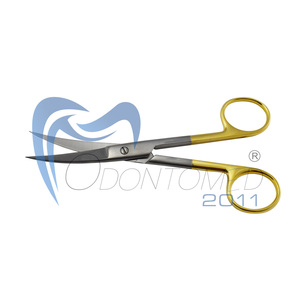 Ciseaux chirurgicaux Joseph Odontomed 2011 ODM-51-65E en carbure de tungstène, 5 3/4 po, aiguisés/courbés, pour équipement médical - Product Image 4