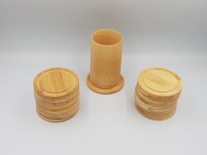 Sous-verres en bois avec logo personnalisé, simples et élégants, durables et respectueux de l'environnement du Vietnam, offre spéciale - Product Image 2