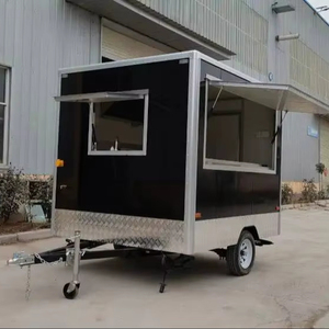 Venta al por mayor camión de comida remolque calle móvil Carro de comida cocina al aire libre camión de comida rápida con equipo de cocina para la venta - Product Image 1