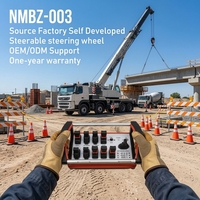Nouvelle télécommande hydraulique industrielle NOMI NMBZ-003 avec commande au volant IP67 500M pour grue mobile sur camion