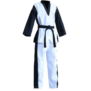 Uniforme de Taekwondo unisexe léger en coton de haute qualité 280g, imprimé en sérigraphie, nouvelle arrivée, confortable, durable, pour adultes, OEM - Product Image 1