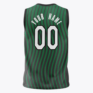 Ensembles de maillots et shorts de basket-ball pour adultes Numéro de nom personnalisé Imprimé antibactérien 100% polyester - Product Image 4