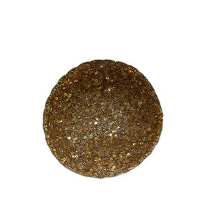 Bougeoir de taille moyenne en fer et perles rondes votives en laiton couleur or pour mariage et décoration de la maison - Product Image 2