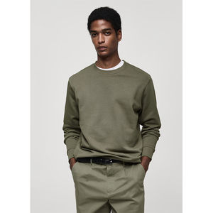 Sudadera pesada personalizada cuello redondo 80% Algodón, 20% poliéster sudadera térmica de lana pesada para hombre - Product Image 1