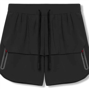 Pantalones cortos informales con cordón y bolsillos para hombre: elegantes y cómodos para el uso diario y las actividades - Product Image 5