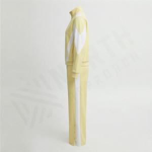 Conjunto Deportivo para Mujer, Sudadera con Capucha y Pantalones Deportivos Estampados, Logotipo Personalizado, 100% Poliéster, Felpa, Secado Rápido, Transpirable, para Gimnasio y Deporte - Product Image 3