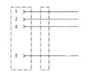 M12 a Código 4 Pin Hembra Sin blindaje IP68 Contacto de aleación de cobre nominal 4A 250V Conector cableable de campo - Product Image 4