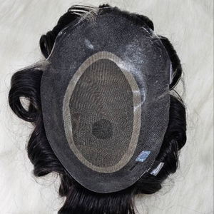 Perruque naturelle Remy Lace Closure Solution non chirurgicale de remplacement des cheveux pour les Australiens chauves - Product Image 2