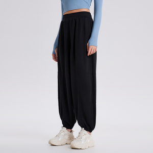 สเวตเตอร์สไตล์นักกีฬาของผู้หญิงกางเกงเอวสูงจับยืดหยุ่น - Product Image 4