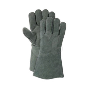 Gants de soudeur en cuir avec logo personnalisé en gros dernière conception avec service OEM - Product Image 1