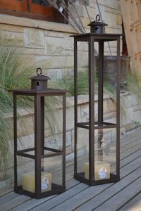 Farol de metal decorativo único vintage, perfecto para interiores culturales, bodas y celebraciones festivas coloridas - Product Image 3