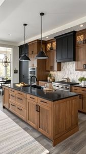 Cocina Modular de Estilo Europeo Elegante con Gabinetes en Tonos Pastel, Detalles en Dorado, Acabado Premium e Interior Moderno de Lujo - Product Image 4