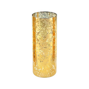HST0410GS - Gold Speckled Glass <b>Hurricane</b> <b>Candle</b> Shade Chimney Tube [No Bottom] - 4 x 10 - Product Image 1