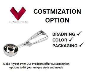 ที่ตักไอศกรีมสแตนเลส ราคาคุ้มค่า เป็นมิตรกับสิ่งแวดล้อม และยั่งยืน ช้อนและที่เสิร์ฟขนมหวานโลหะ - Product Image 3