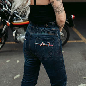 Alta calidad impermeable impreso ropa deportiva transpirable seguridad Motor Bike Racing Jeans pantalones para adultos - Product Image 2