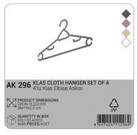 Duurzame, lichtgewicht PP plastic ecovriendelijke kledingorganizer hangerhaken voor pakken, jassen, jurken, antislip, ruimtebesparend design, kledingkast