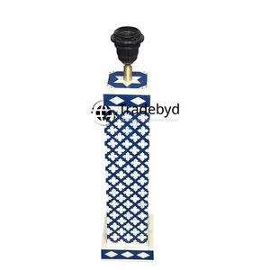 Elegante Lámpara de Mesa LED con Incrustaciones de Hueso, Hecha a Mano, de Lujo, AC E26, Regulable, Iluminación Ecológica para Decoración del Hogar Tradebyd - Product Image 1