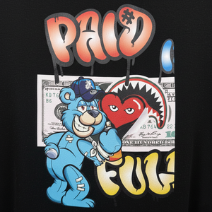 Sudadera con Capucha de Forro Polar 100% Algodón de 380 g/m² para Hombre, Diseño Gráfico Personalizado Bordado, Sudadera Básica de Invierno - Product Image 4